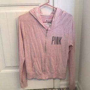 PINK zip up hoodie